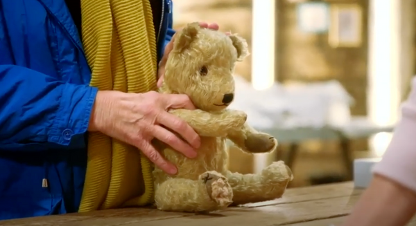 Repairing A Teddy Bear Damaged By Fire